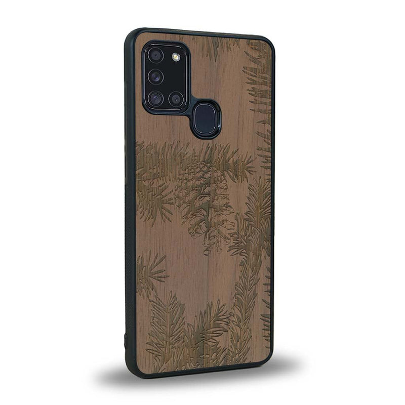 Coque Samsung A21S - La Pomme de Pin - Coque en bois