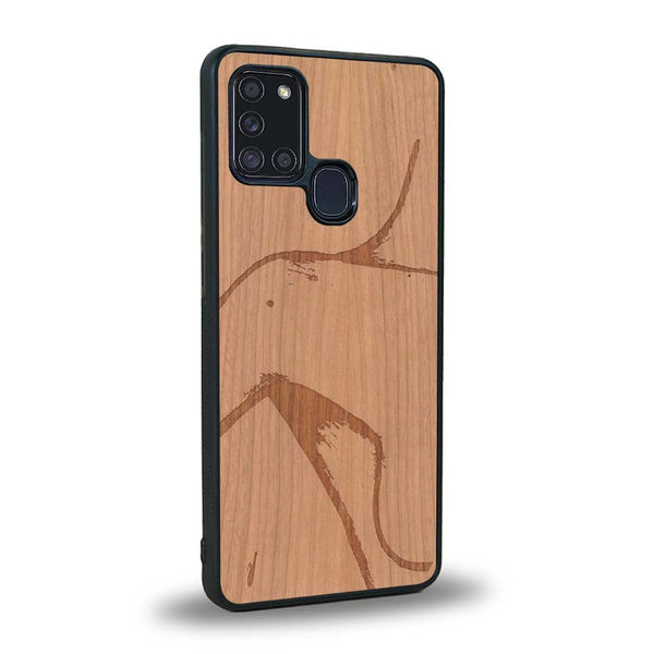 Coque Samsung A21S - La Shoulder - Coque en bois