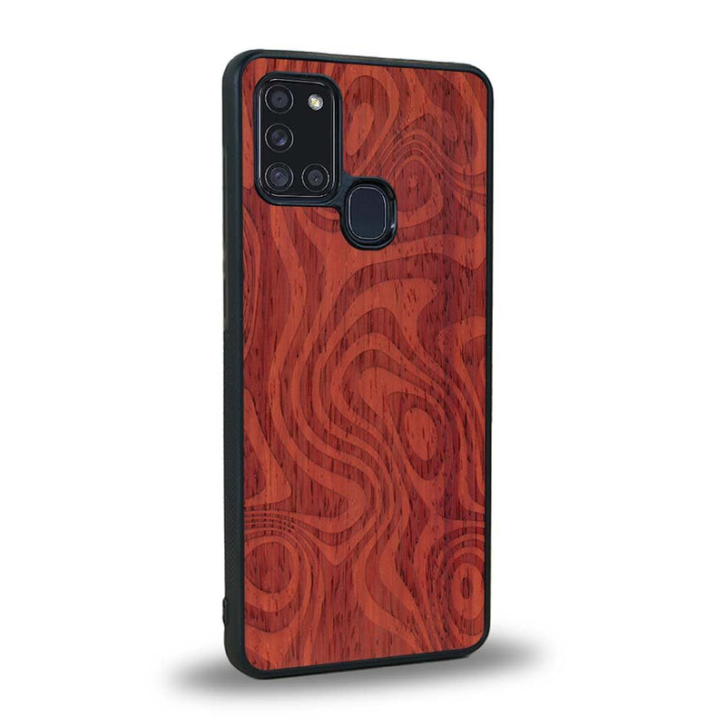 Coque Samsung A21S - L'Abstract - Coque en bois