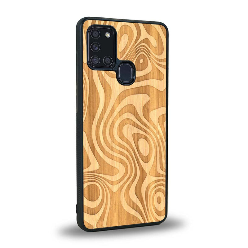 Coque Samsung A21S - L'Abstract - Coque en bois