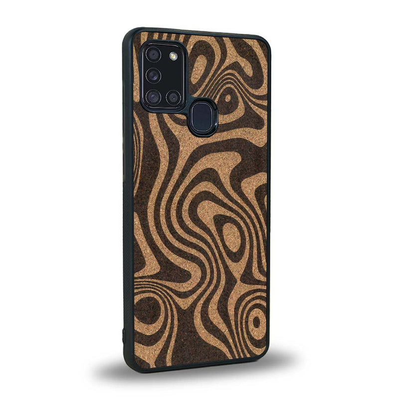 Coque Samsung A21S - L'Abstract - Coque en bois