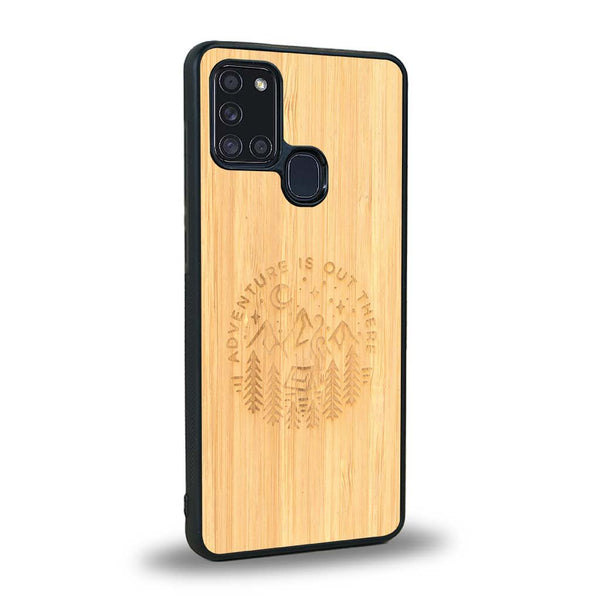 Coque Samsung A21S - Le Bivouac - Coque en bois