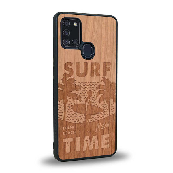 Coque Samsung A21S - Surf Time - Coque en bois
