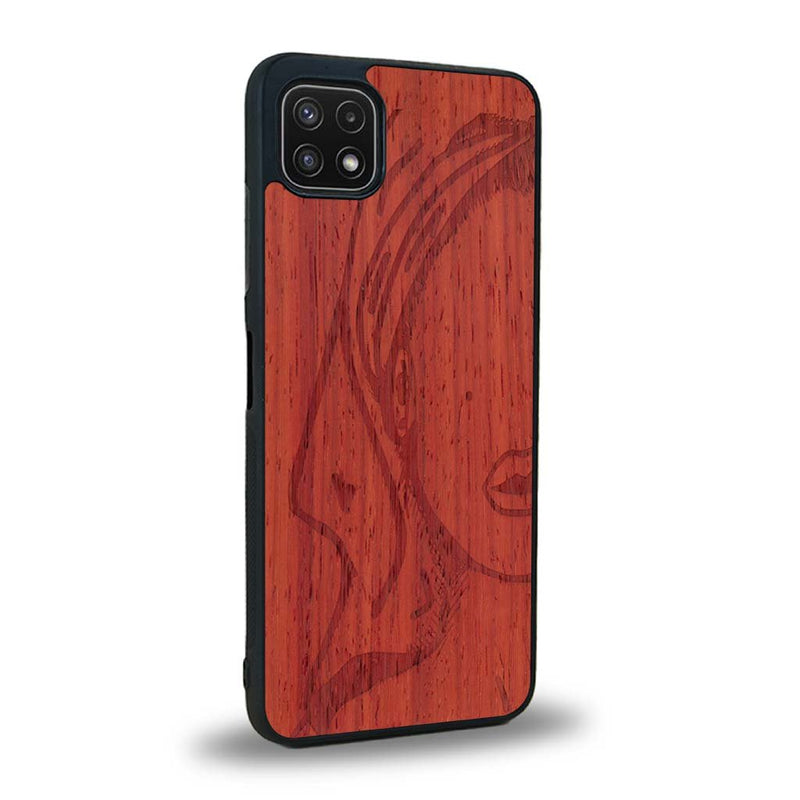 Coque Samsung A22 5G - Au féminin - Coque en bois