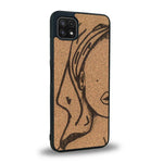 Coque Samsung A22 5G - Au féminin - Coque en bois