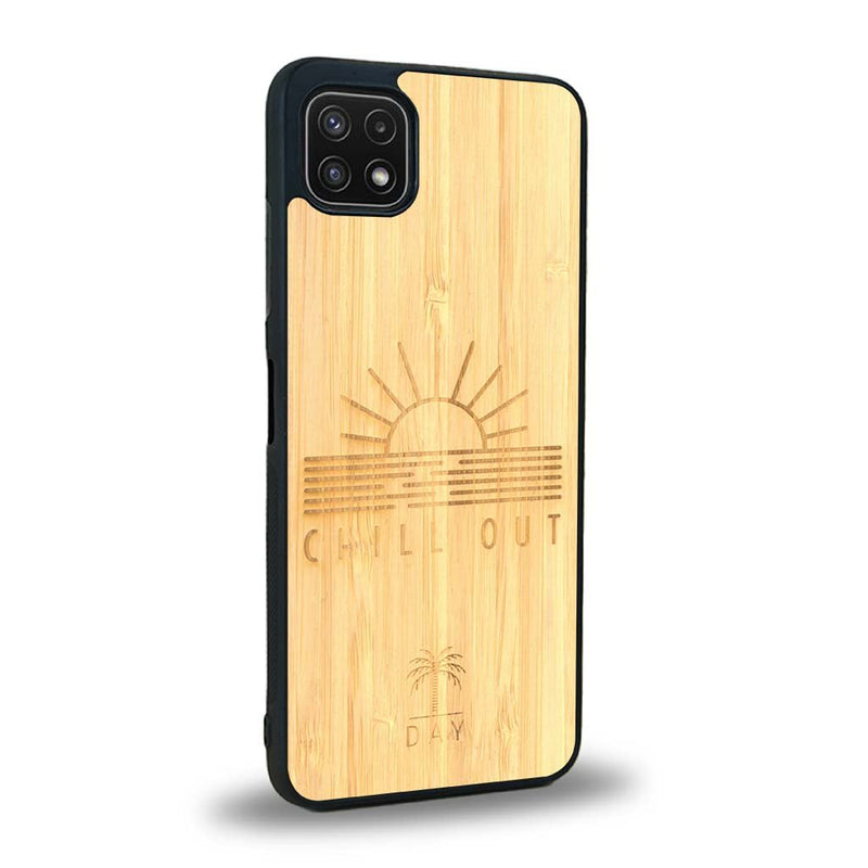 Coque Samsung A22 5G - La Chill Out - Coque en bois