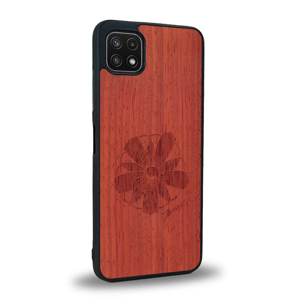 Coque Samsung A22 5G - La Fleur des Montagnes - Coque en bois