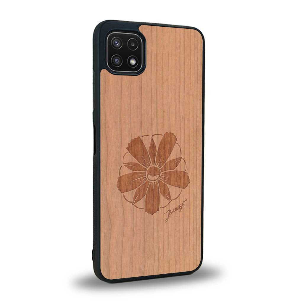 Coque Samsung A22 5G - La Fleur des Montagnes - Coque en bois