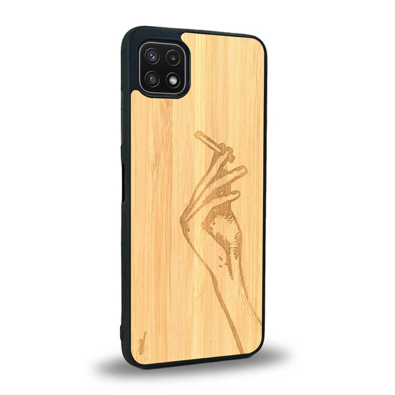 Coque Samsung A22 5G - La Garçonne - Coque en bois