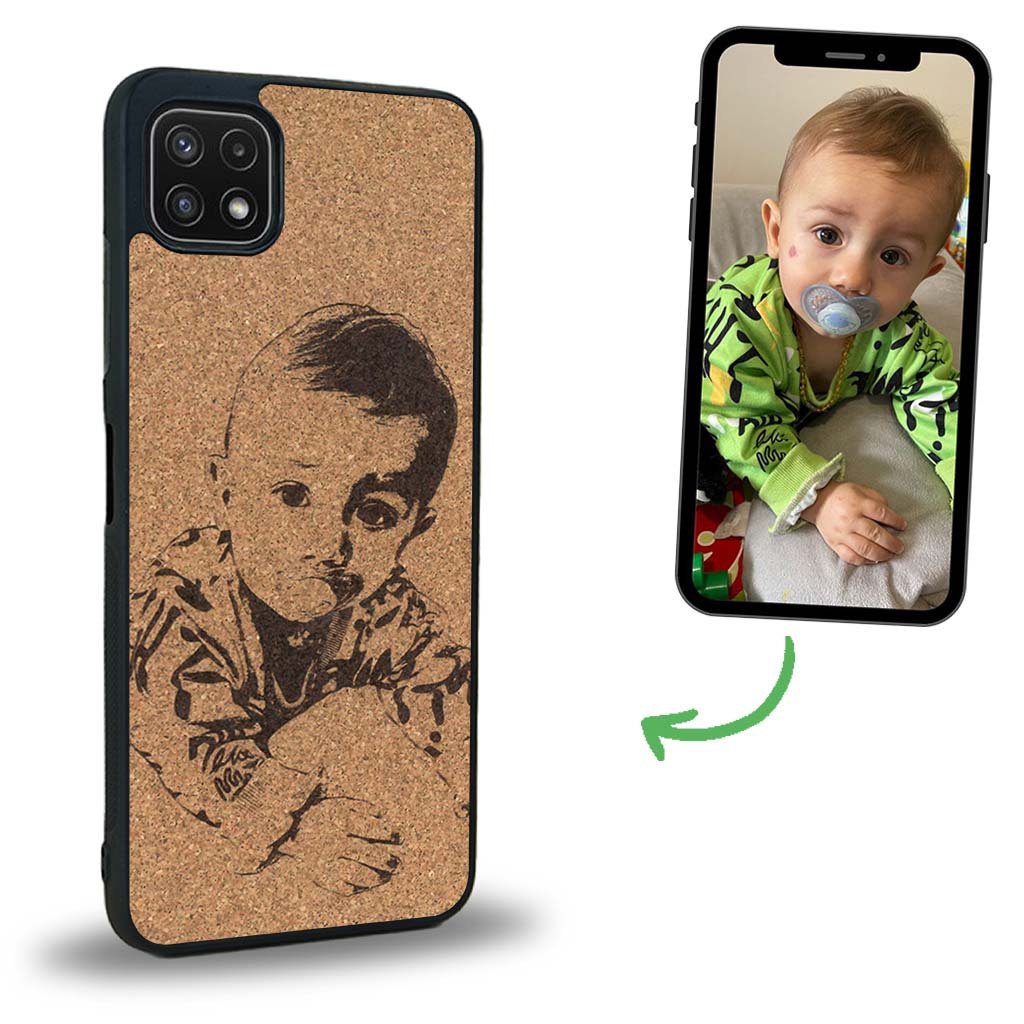 Coque Samsung A22 5G - La Personnalisable - Coque en bois