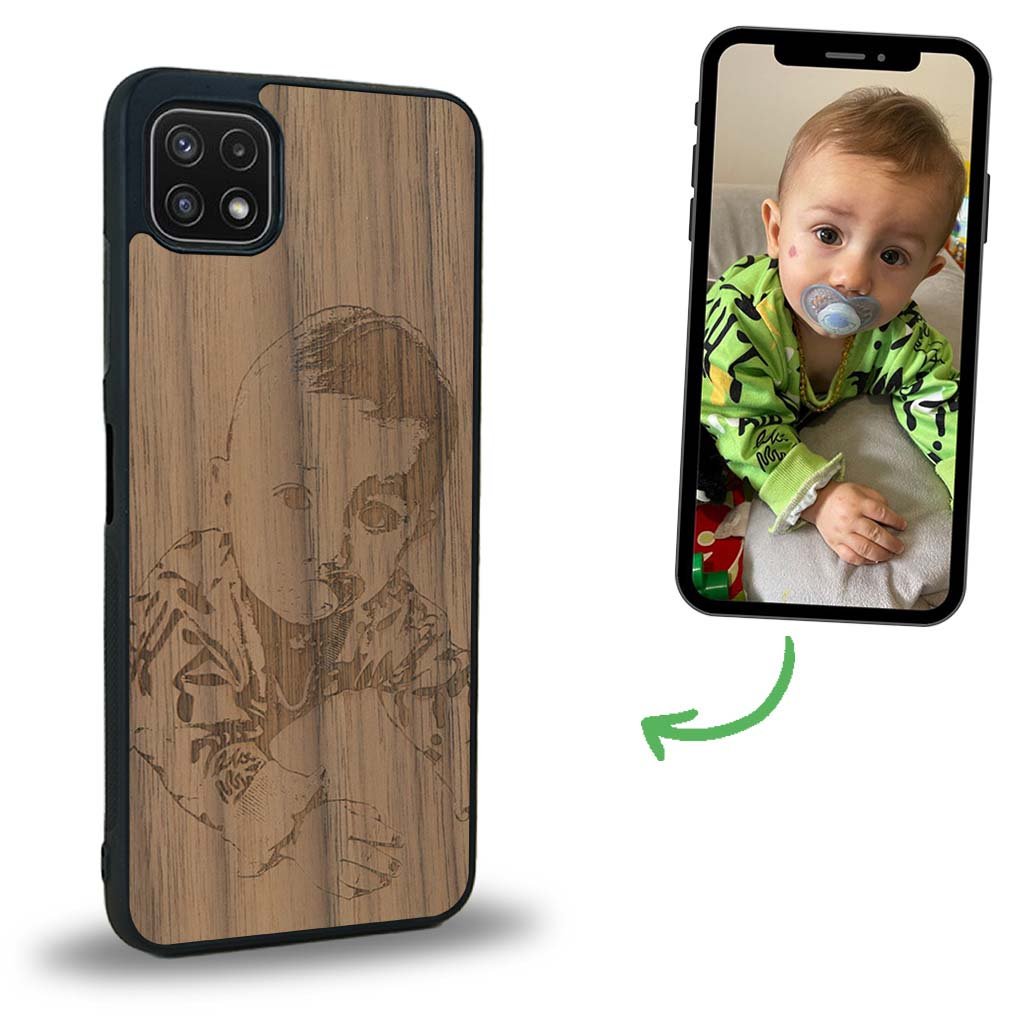 Coque Samsung A22 5G - La Personnalisable - Coque en bois