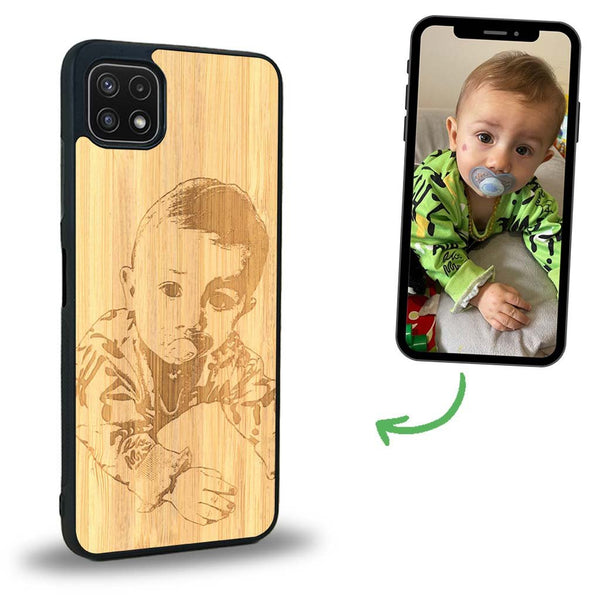 Coque Samsung A22 5G - La Personnalisable - Coque en bois