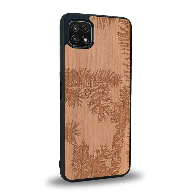 Coque Samsung A22 5G - La Pomme de Pin - Coque en bois