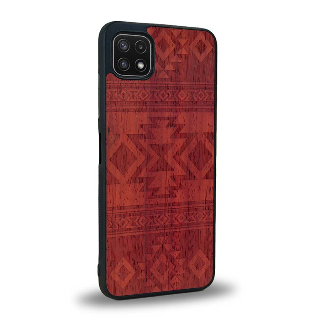Coque Samsung A22 5G - L'Aztec - Coque en bois