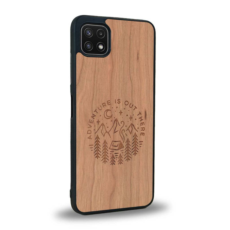 Coque Samsung A22 5G - Le Bivouac - Coque en bois