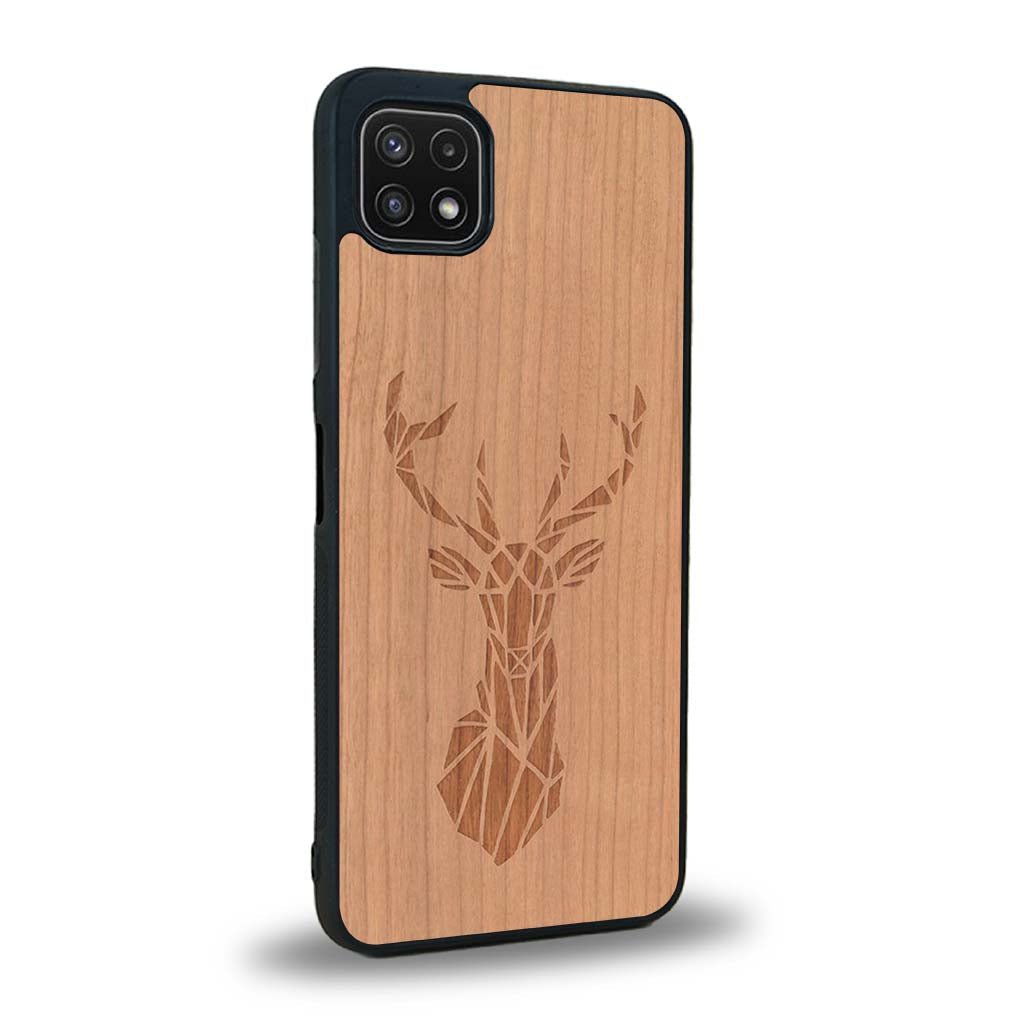 Coque Samsung A22 5G - Le Cerf - Coque en bois