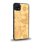 Coque Samsung A22 5G - Le Flamant Rose - Coque en bois