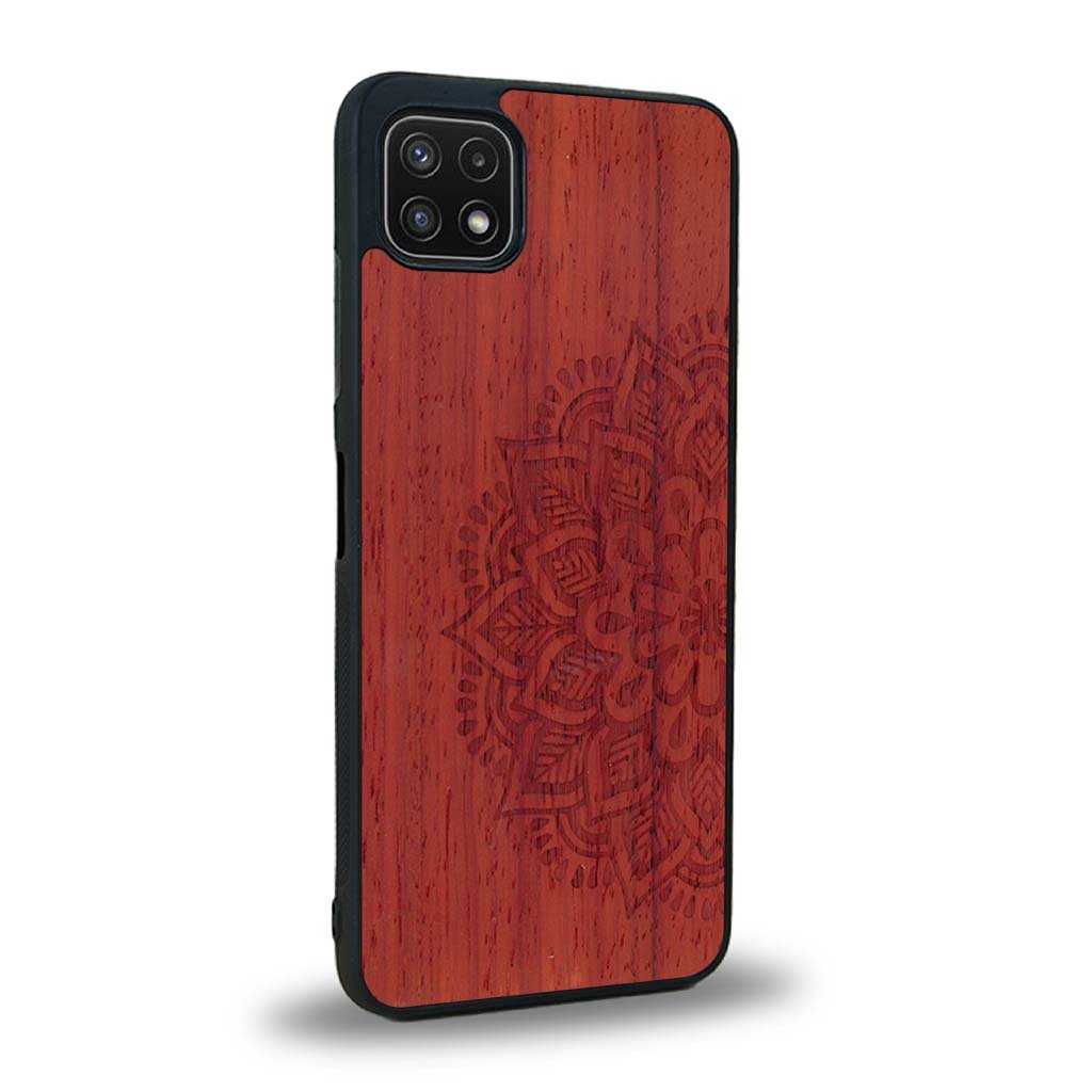 Coque Samsung A22 5G - Le Mandala Sanskrit - Coque en bois