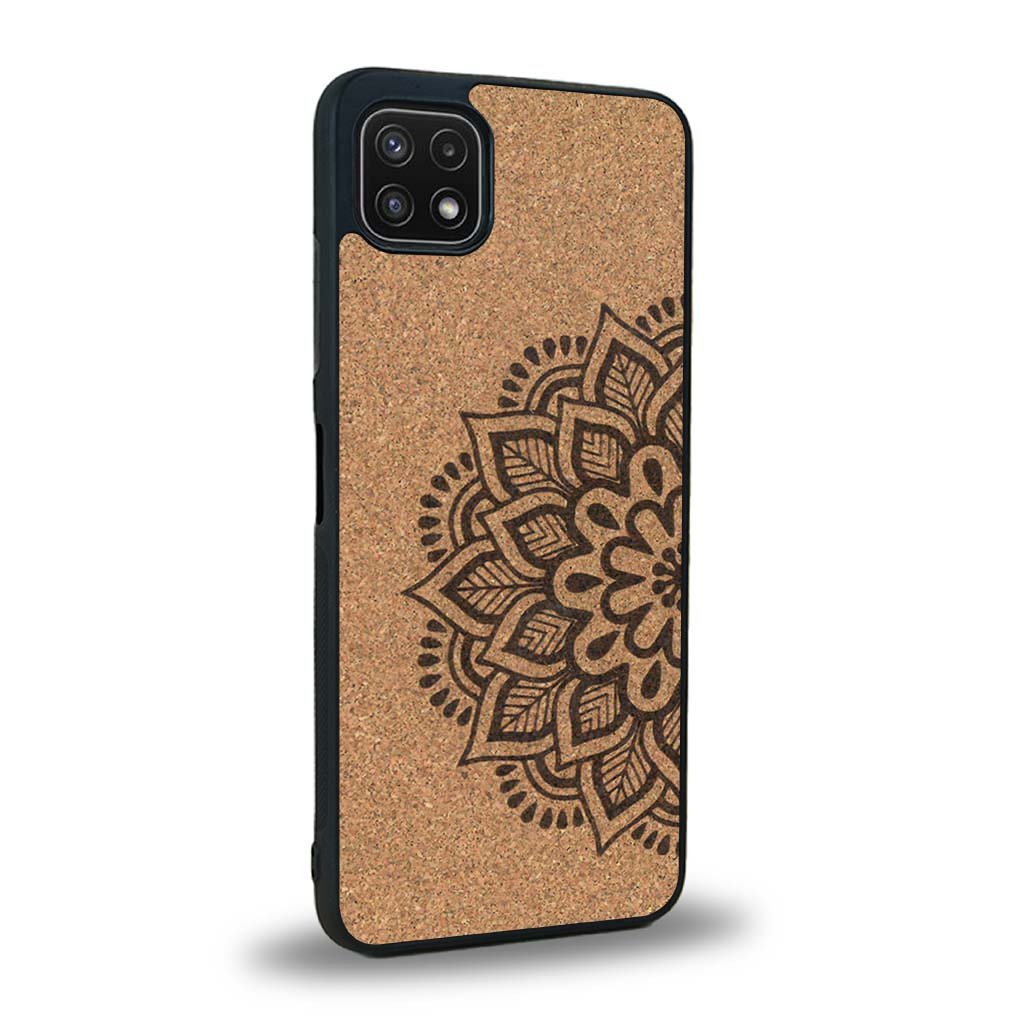 Coque Samsung A22 5G - Le Mandala Sanskrit - Coque en bois