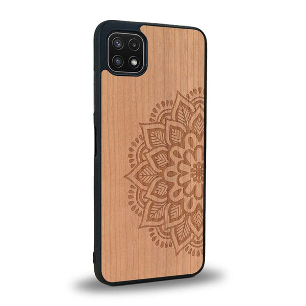 Coque Samsung A22 5G - Le Mandala Sanskrit - Coque en bois