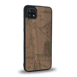 Coque Samsung A22 5G - L'Exploratrice - Coque en bois