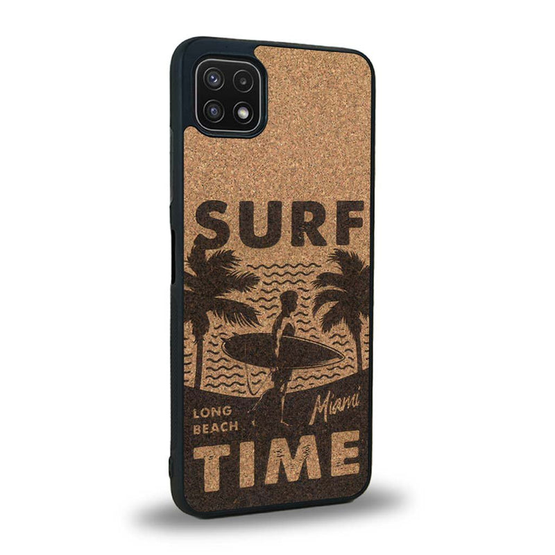 Coque Samsung A22 5G - Surf Time - Coque en bois