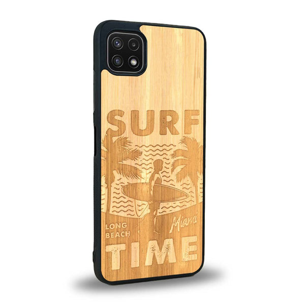 Coque Samsung A22 5G - Surf Time - Coque en bois