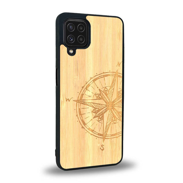 Coque Samsung A22 - La Rose des Vents - Coque en bois