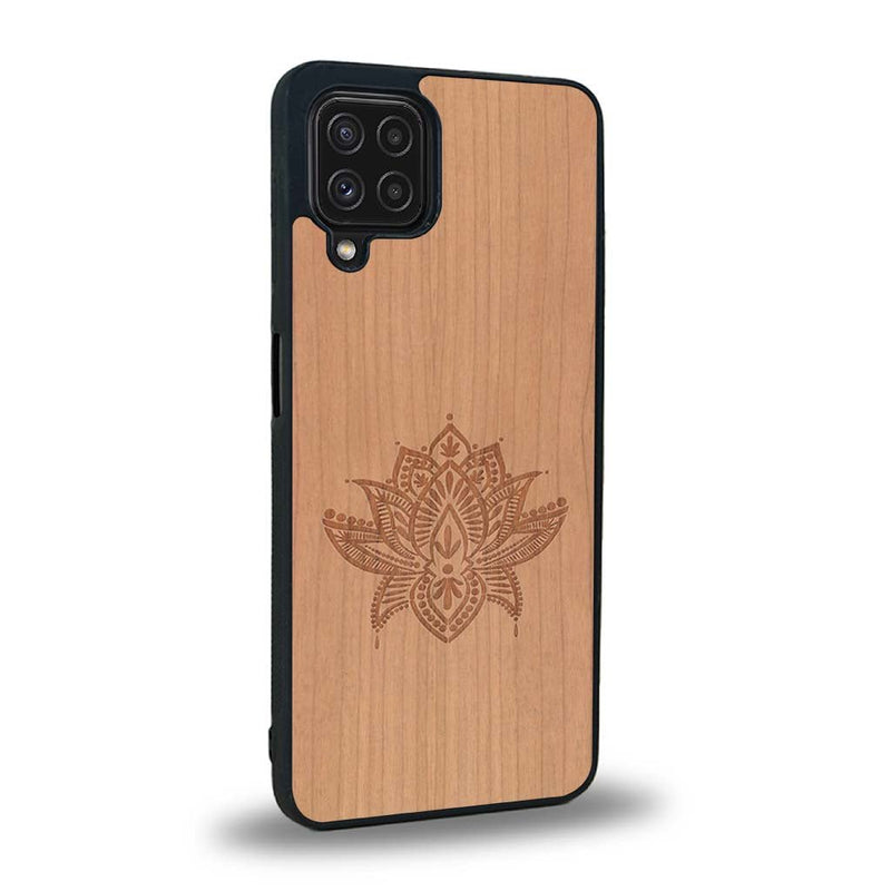 Coque Samsung A22 - Le Lotus - Coque en bois