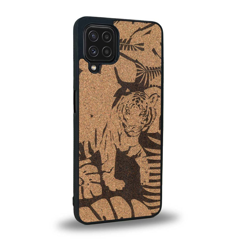 Coque Samsung A22 - Le Tigre - Coque en bois