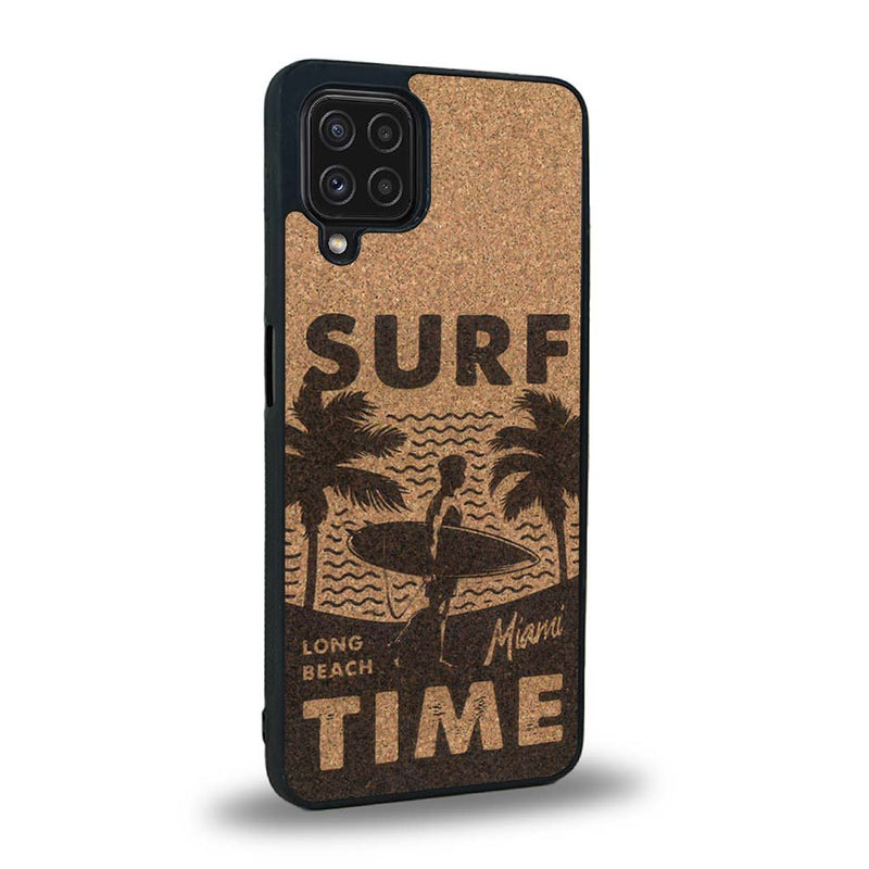 Coque Samsung A22 - Surf Time - Coque en bois