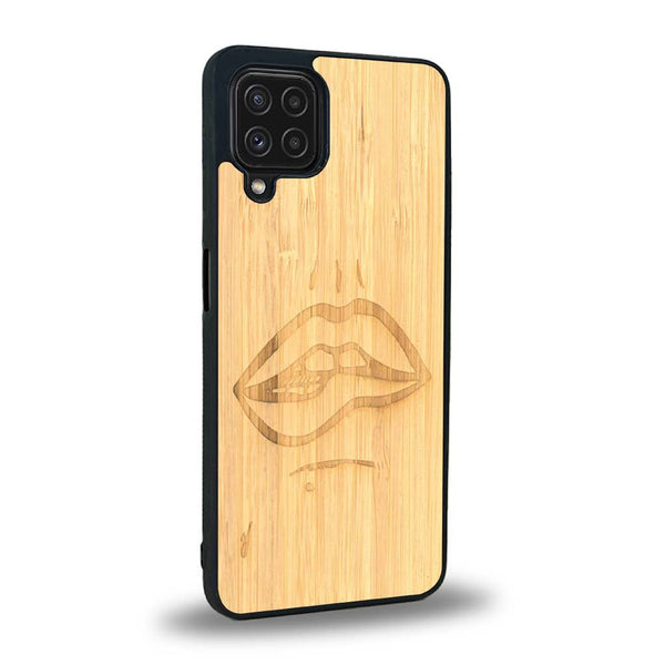 Coque Samsung A22 - The Kiss - Coque en bois