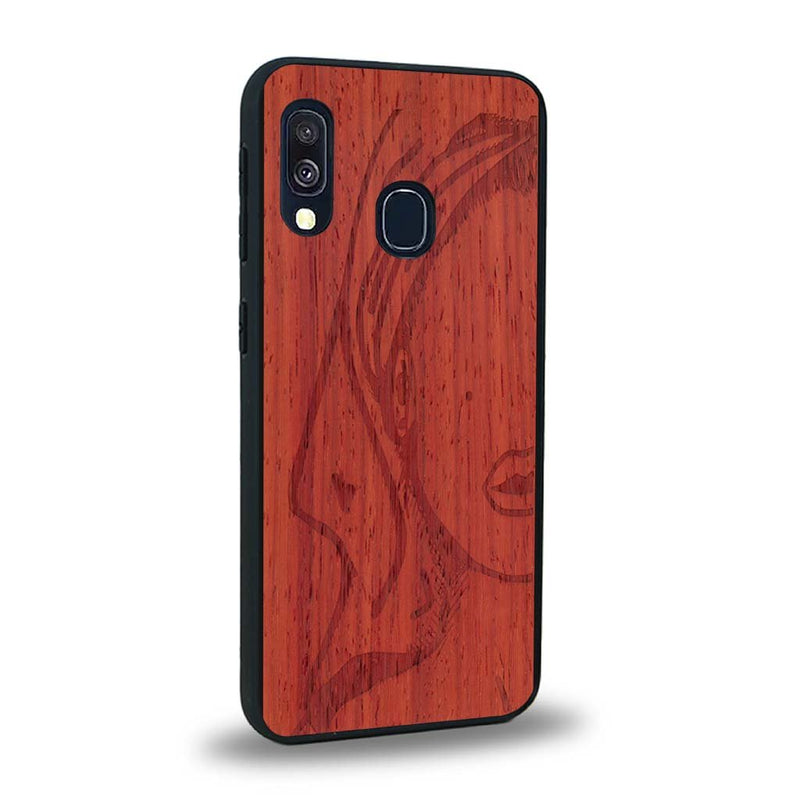 Coque Samsung A30 - Au féminin - Coque en bois