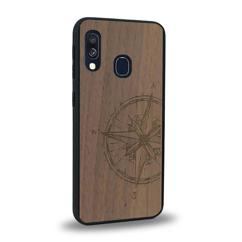 Coque Samsung A30 - La Rose des Vents - Coque en bois