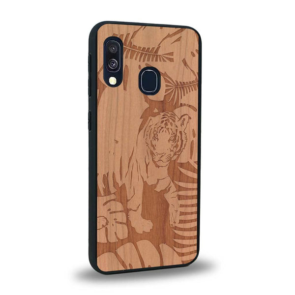 Coque Samsung A30 - Le Tigre - Coque en bois