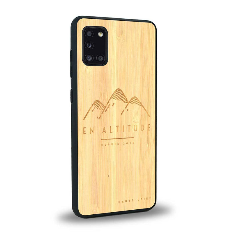 Coque Samsung A31 - En Altitude - Coque en bois