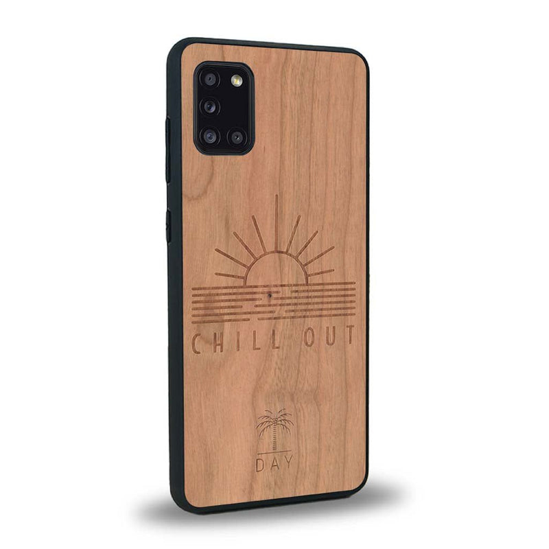 Coque Samsung A31 - La Chill Out - Coque en bois