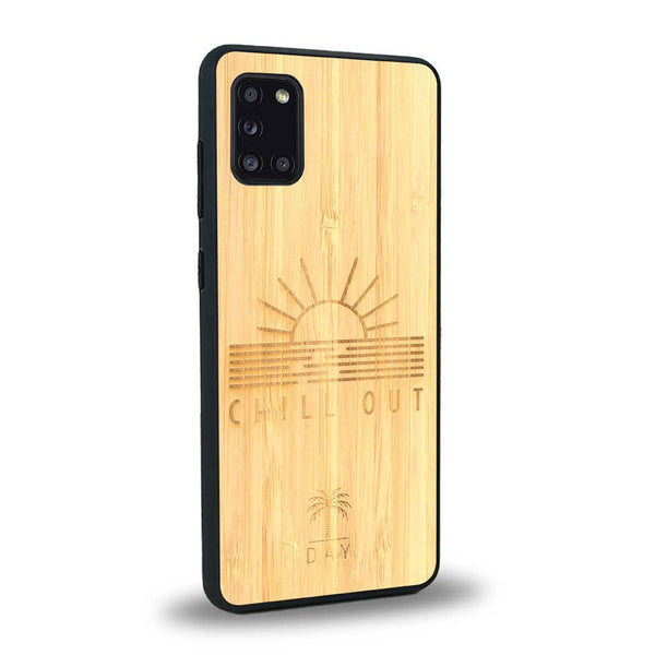 Coque Samsung A31 - La Chill Out - Coque en bois