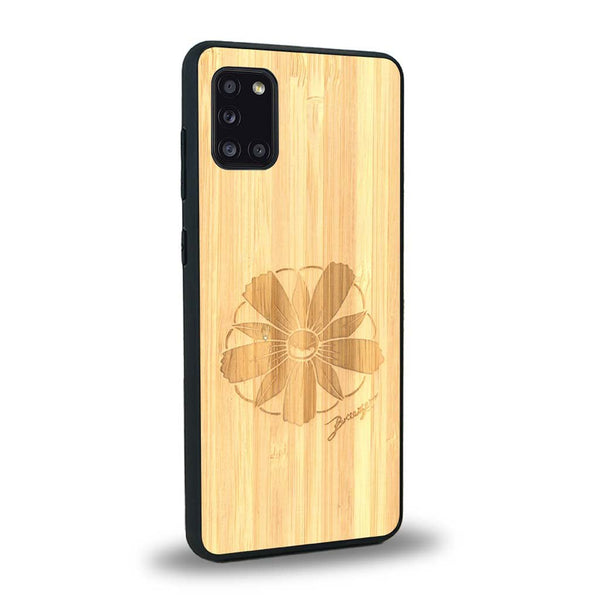 Coque Samsung A31 - La Fleur des Montagnes - Coque en bois