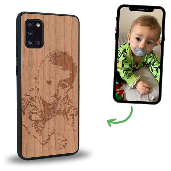 Coque Samsung A31 - La Personnalisable - Coque en bois