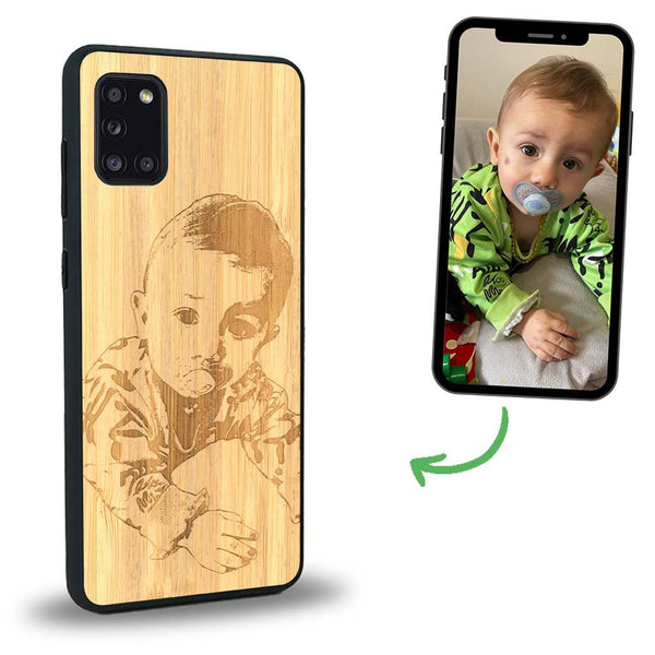 Coque Samsung A31 - La Personnalisable - Coque en bois