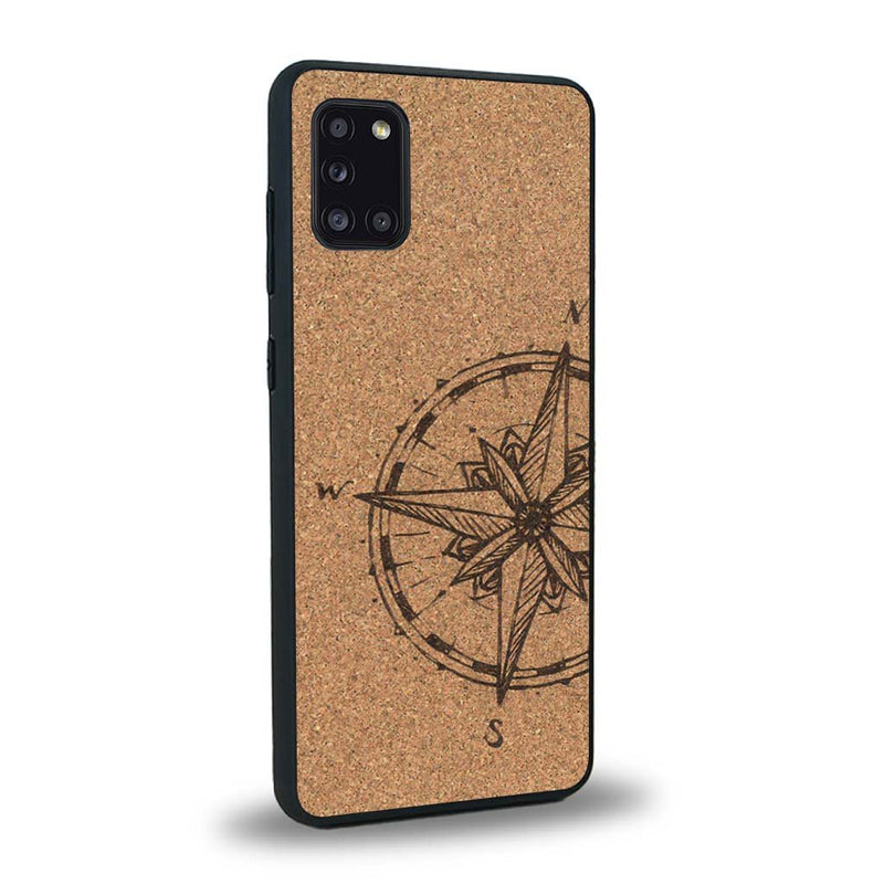 Coque Samsung A31 - La Rose des Vents - Coque en bois