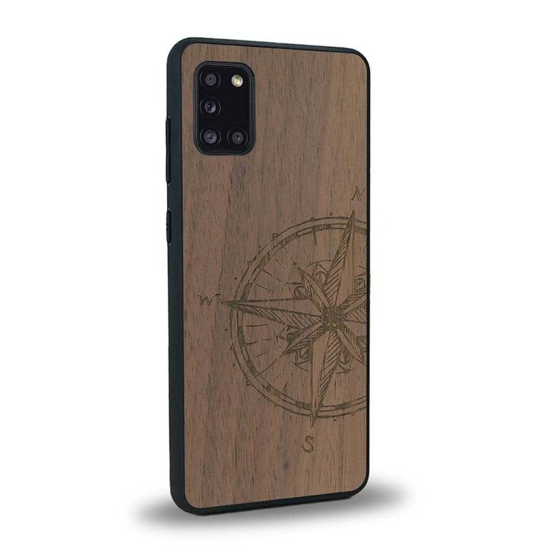 Coque Samsung A31 - La Rose des Vents - Coque en bois