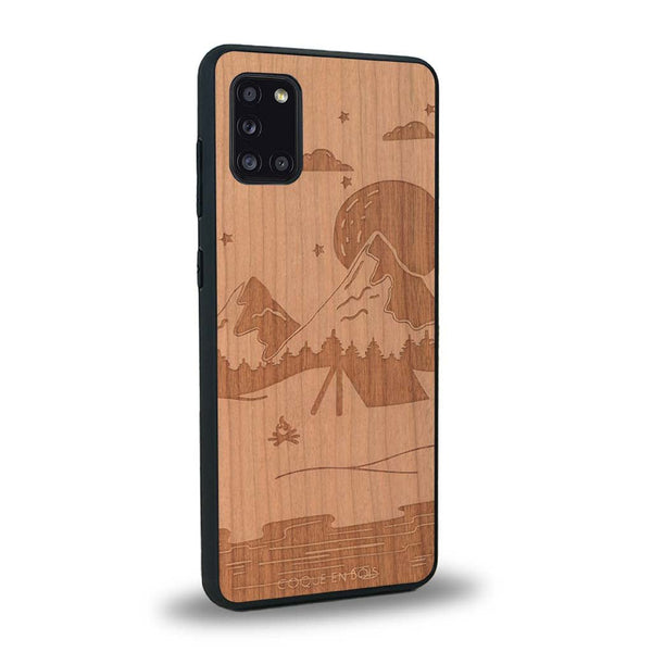Coque Samsung A31 - Le Campsite - Coque en bois