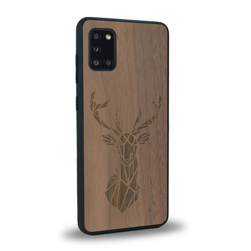 Coque Samsung A31 - Le Cerf - Coque en bois