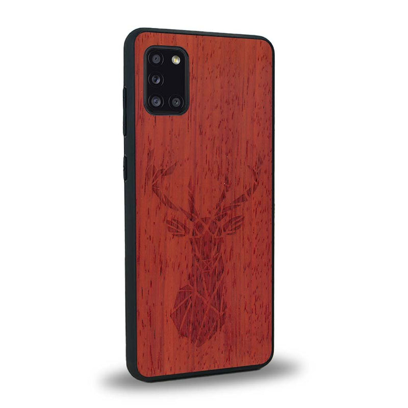 Coque Samsung A31 - Le Cerf - Coque en bois