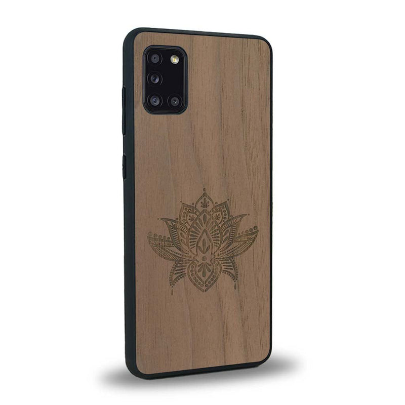 Coque Samsung A31 - Le Lotus - Coque en bois