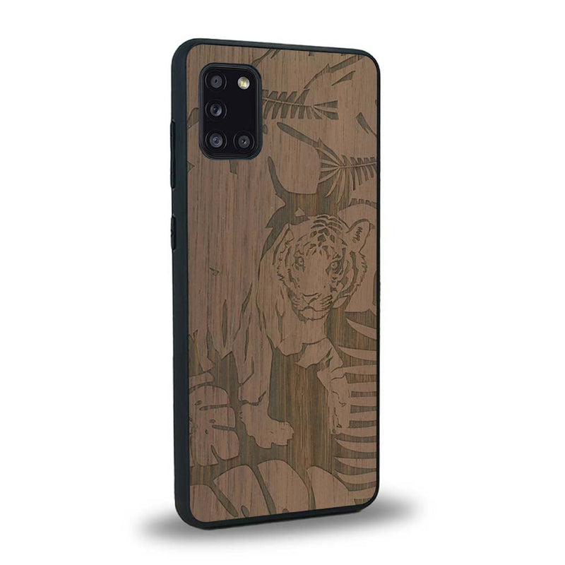 Coque Samsung A31 - Le Tigre - Coque en bois