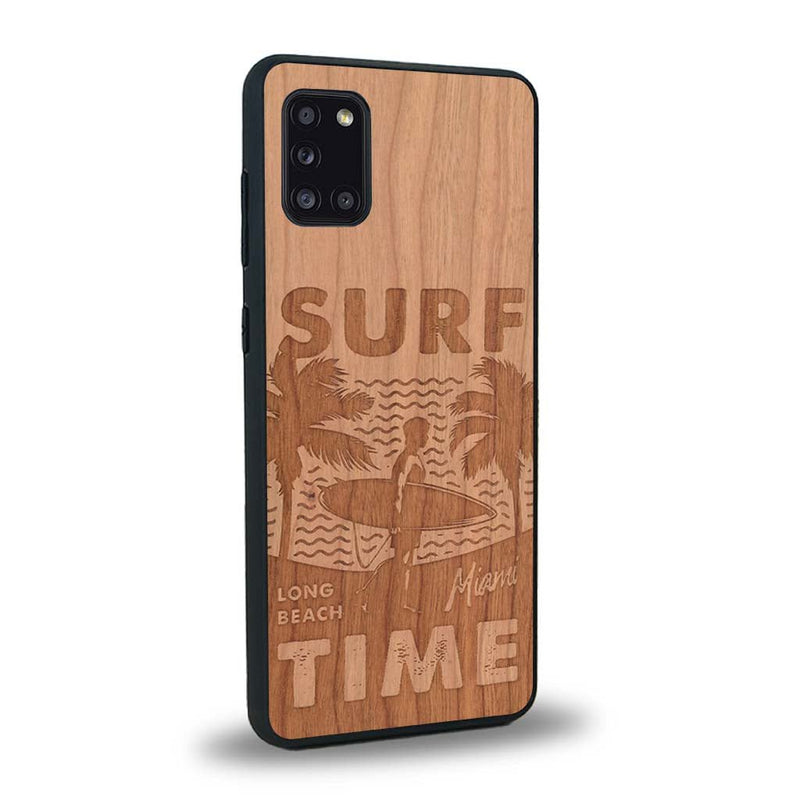 Coque Samsung A31 - Surf Time - Coque en bois