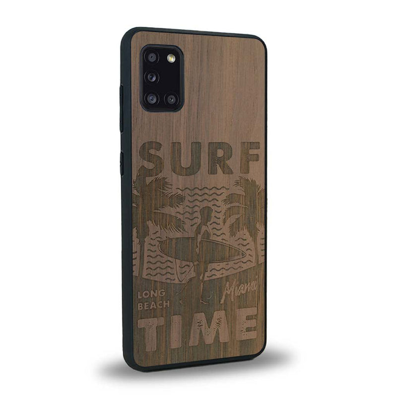 Coque Samsung A31 - Surf Time - Coque en bois